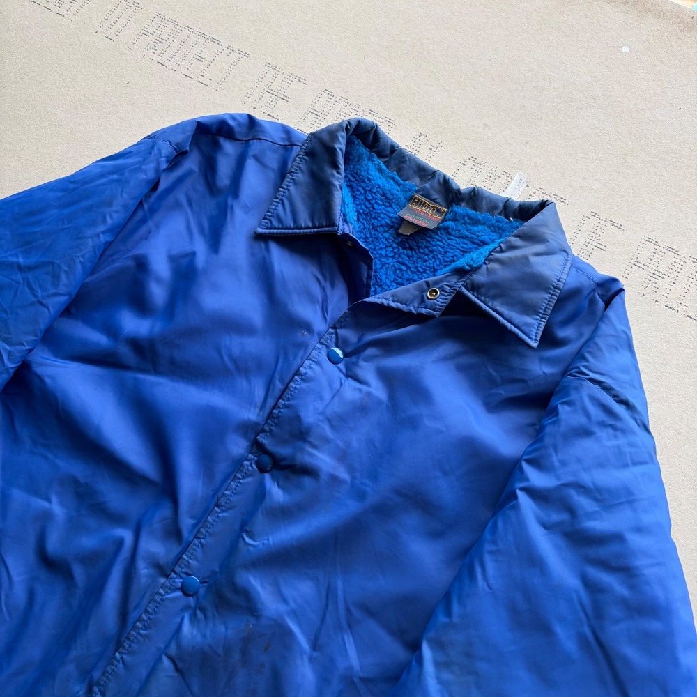 Vintage Hilton Coach Jacket Blue XL
